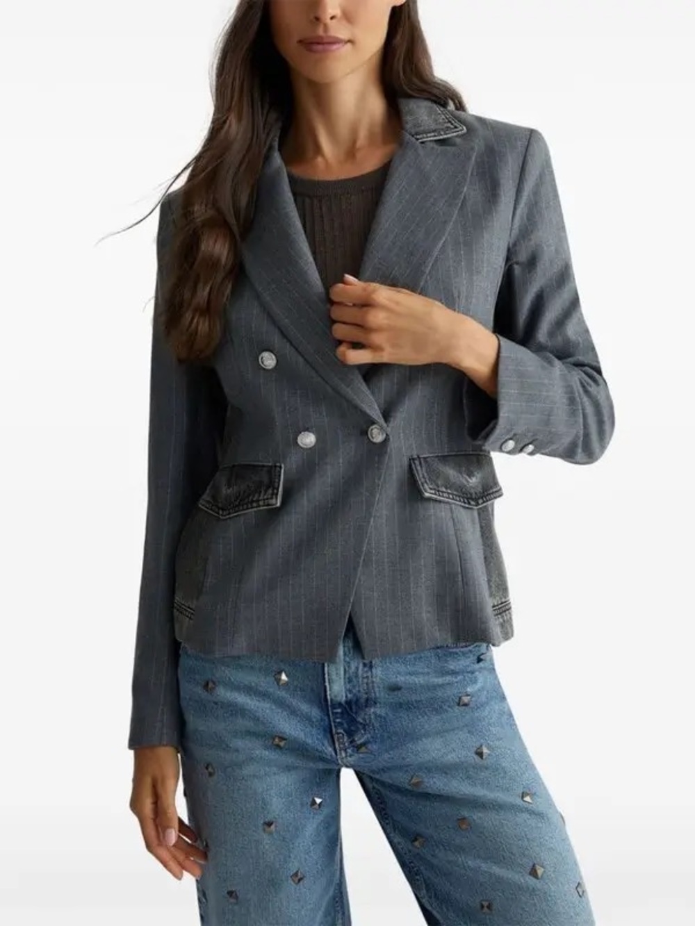 Liu Jo double breasted Blazer Italian 42 6 U.S.